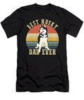 Best Husky Dad Ever Husky Dog Natalie Lidford T-Shirt