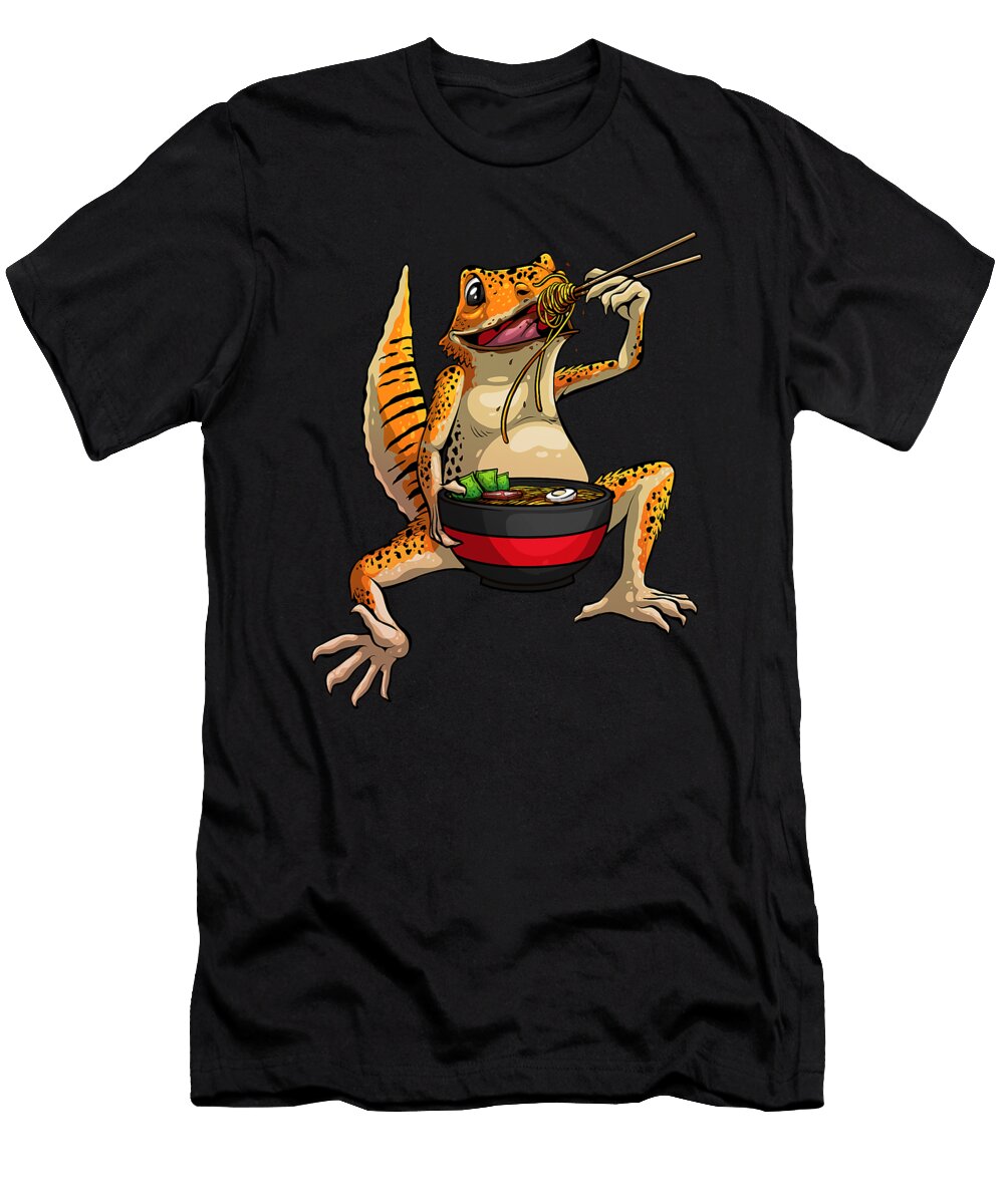 Best Leopard Gecko for Men Women Lizard Reptile Ramen Food Dhbubble T-Shirt