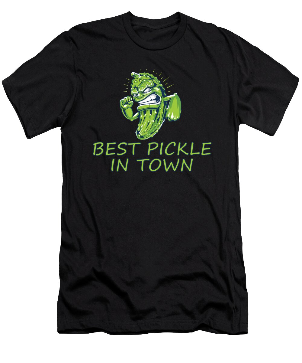 Best Pickle in Town Vegan Artwork Nico Boekenkroeger Art T-Shirt