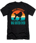 Best Poodle Big Sister Ever Vintage Fathers Day Dhbubble T-Shirt