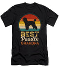 Best Poodle Grandpa Fathers Day Grandfather Natalie Lidford T-Shirt