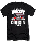 Best Truckin Cousin Ever USA Flag Trucker Fathers Day Dhbubble T-Shirt