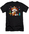 Bichon Frise Sombrero Mexican Guitar Cinco De Natalie Lidford T-Shirt