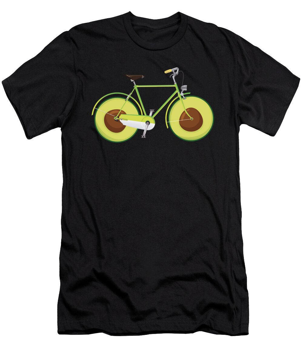 Bicycle Avocado Wheels Bike Riding Cycling Biker Gift Thomas Larch T-Shirt