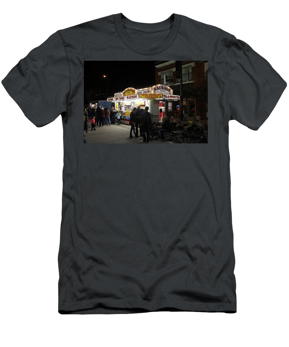 Bierock Nachos Lemonade Sausage Cheese Steak Tea and Sweet Tea for the Crowds Peter Mccallum T-Shirt