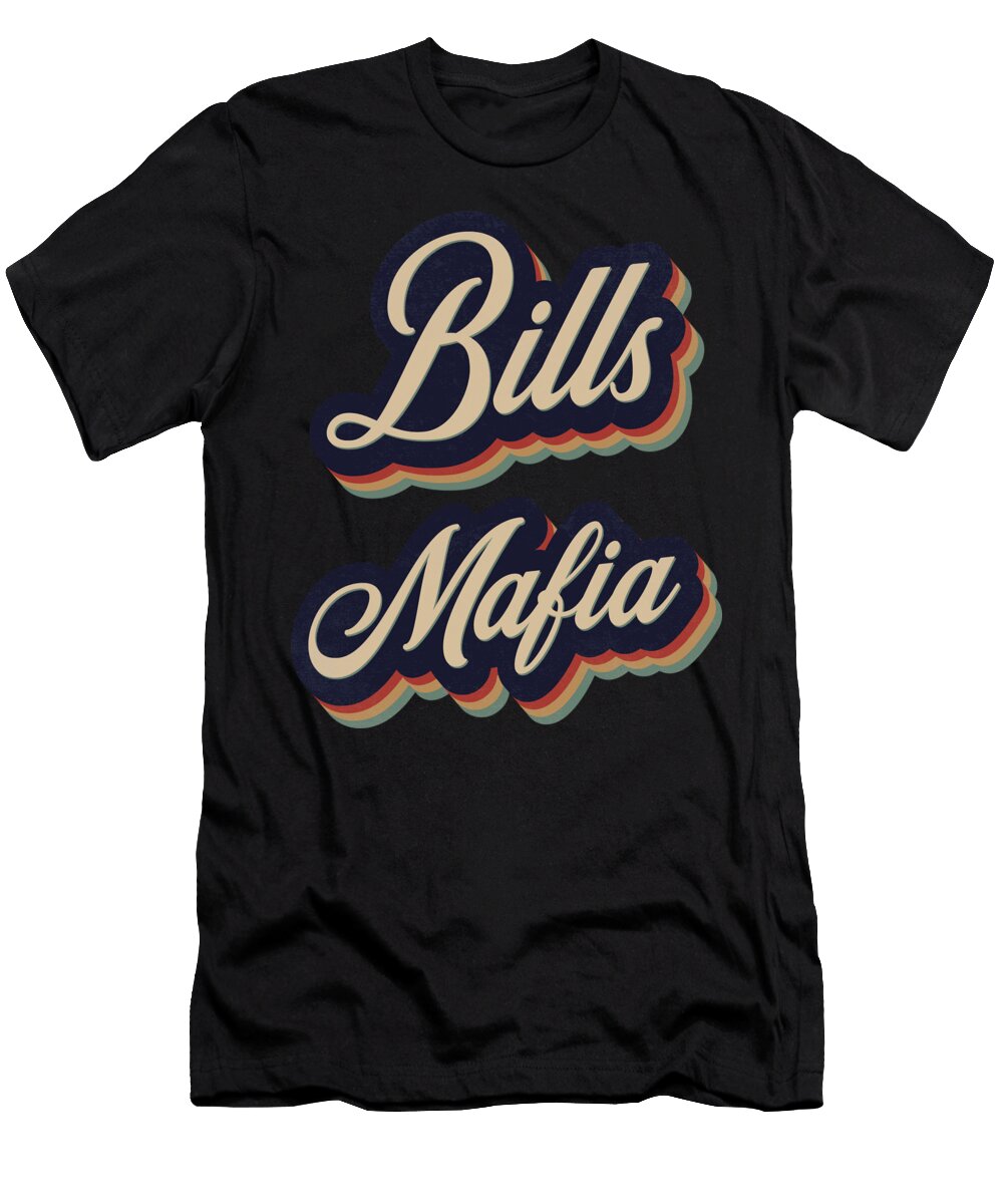 Bills Mafia Typography Defensive Shutdown Strategies Nicole Georges T-Shirt
