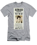 Billy the Kid Wanted Poster Jon Neidert T-Shirt