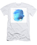 Binary Code Streaming Over Blue Human Ikon Ikon Images T-Shirt