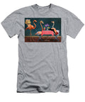 Bird Flamingo Wading Tables Mike Savad T-Shirt