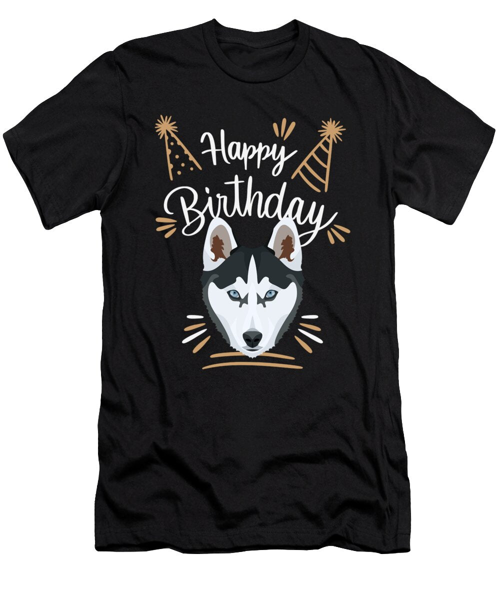 Birthday Gift Husky Greenoptix T-Shirt