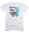 Birthday Girl Llama Funny Llama Gifts for Girls Licensed Art T-Shirt