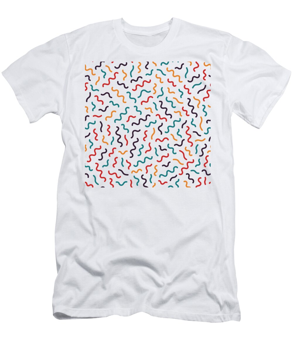 Birthday Pattern Alpaca Man T-Shirt