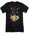 Bison Eating Ramen Realistic Maisie Jackson T-Shirt