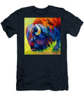 Bison Portrait Ii Marion Rose T-Shirt