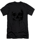 Black and White Skull Dripping Shannon Nelson Art T-Shirt