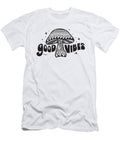 Black Boho Good Vibes Mushroom Laura Ostrowski T-Shirt