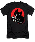 Black Cat Ramen Minimalist Me T-Shirt