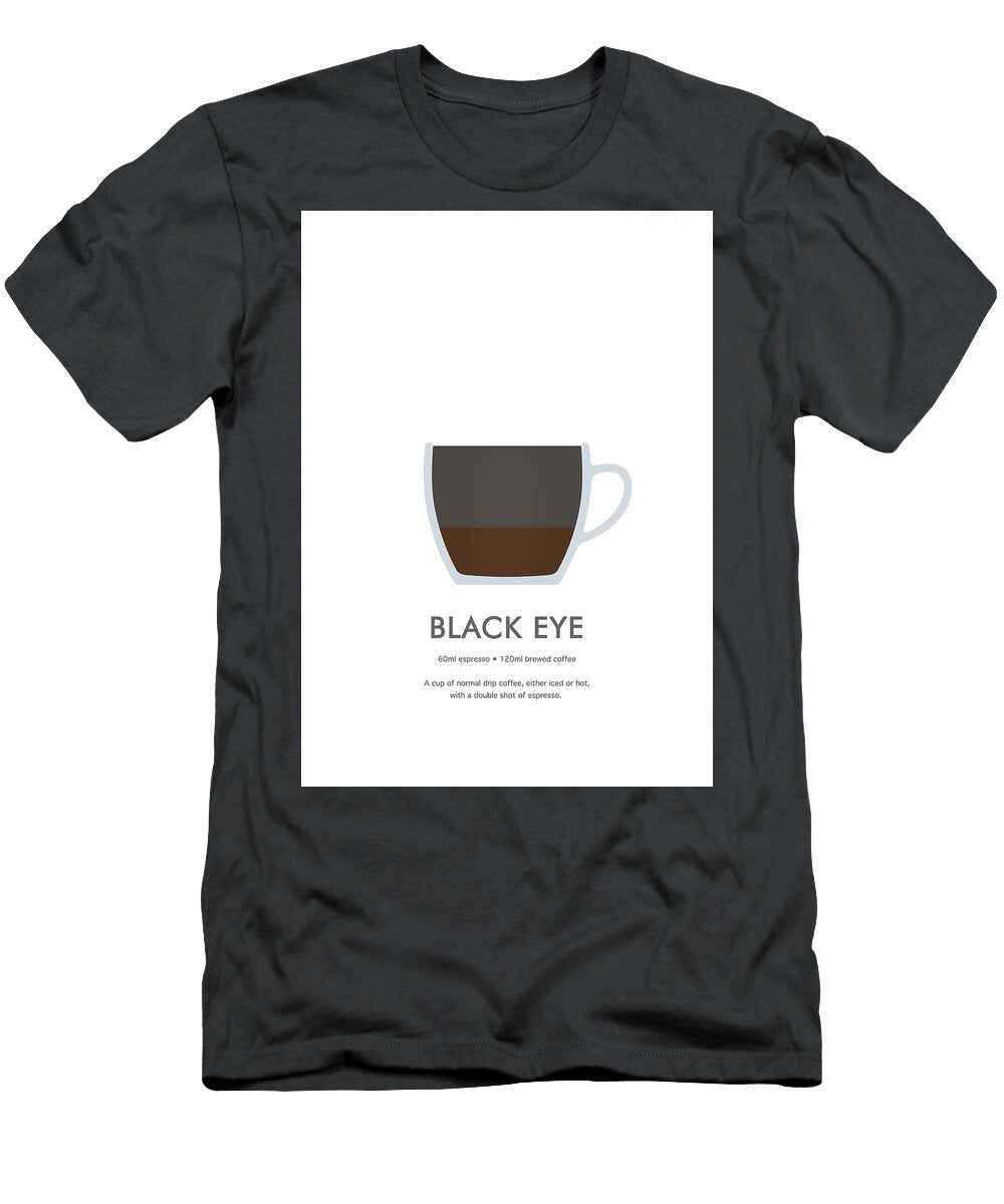 Black Eye Coffee Illustration Dennson Creative T-Shirt