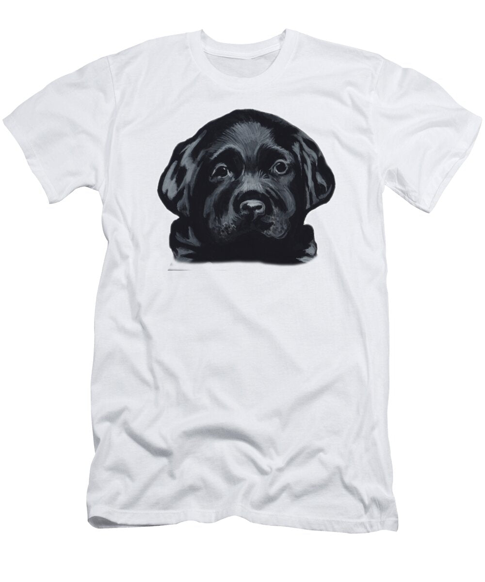 Black Lab Pup Liane Weyers T-Shirt