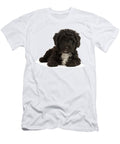 Black Poodle Cross Puppy Lying Mark Taylor Natureplcom T-Shirt