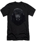 Black Poodle Dog Face 1 T-Shirt