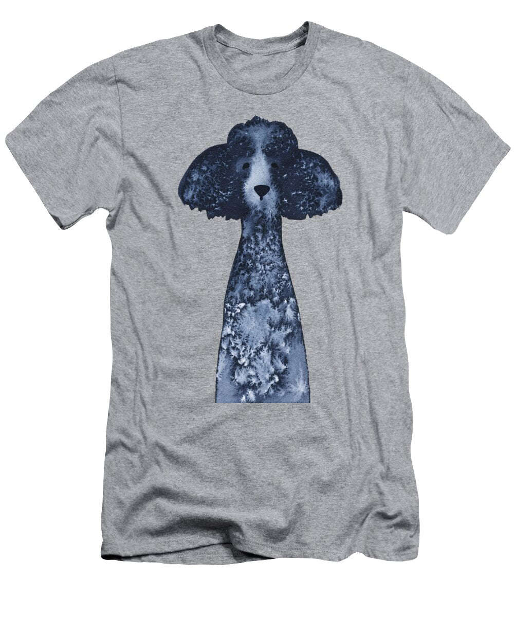 Black Poodle Zaira Dzhaubaeva T-Shirt