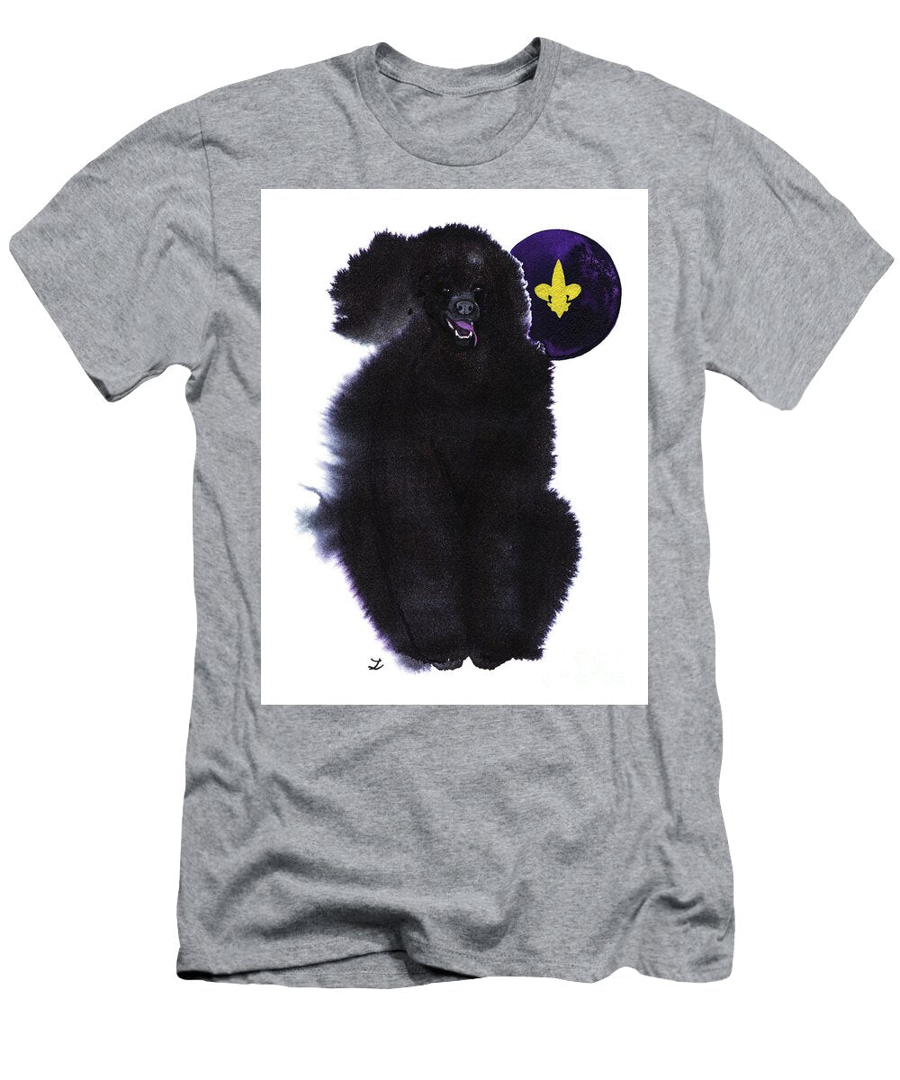 Black Royal Poodle Zaira Dzhaubaeva T-Shirt