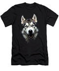 Black Siberian Husky Dog Husky Face Sophie Eleanor T-Shirt