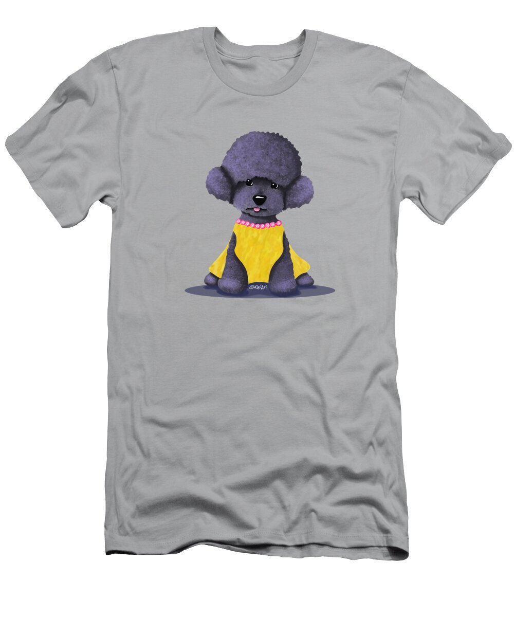 Black Teacup Poodle Kim Niles T-Shirt