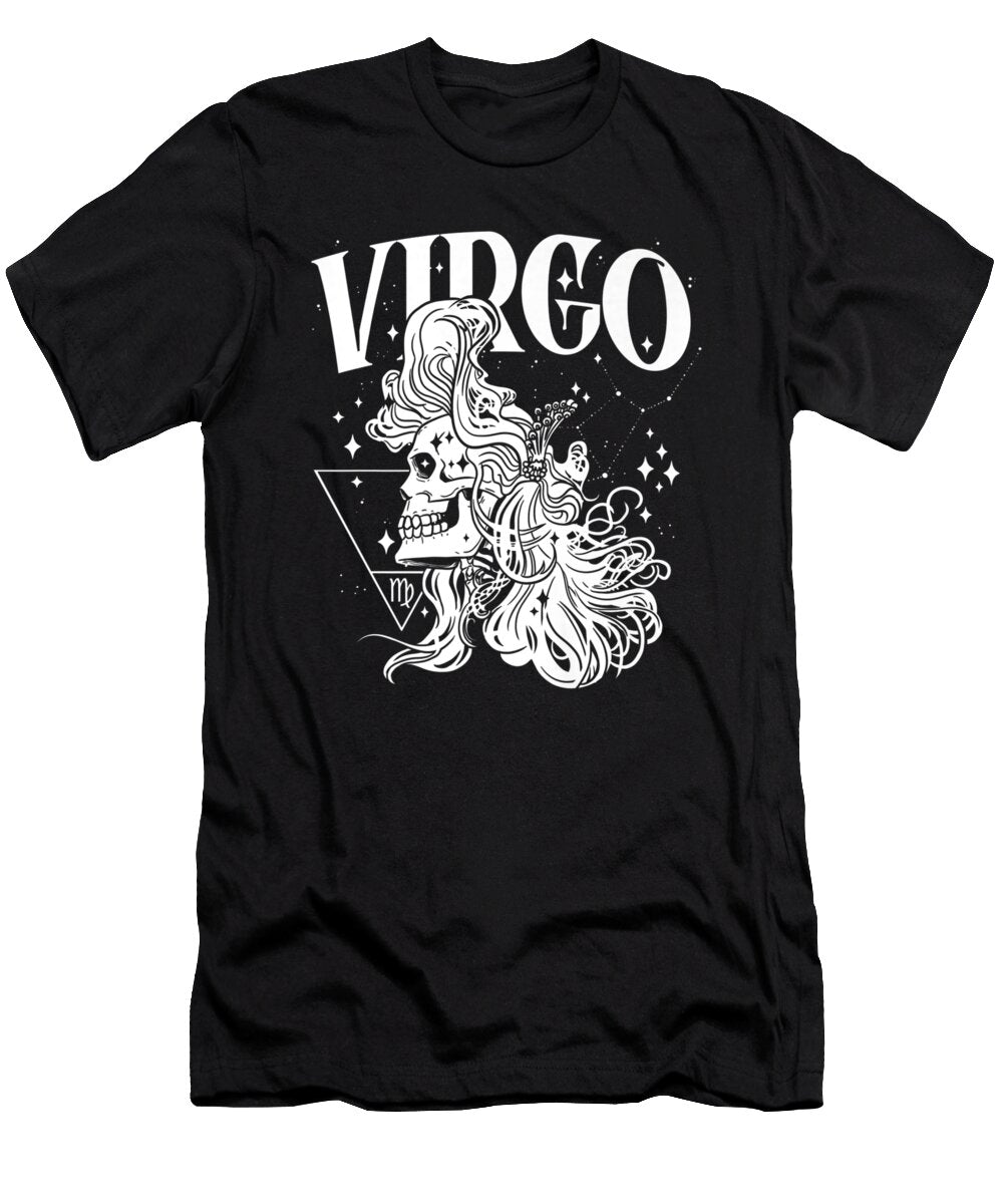 Blackcraft Zodiacsign Virgo Skull Nature Witch Shannon Nelson Art T-Shirt