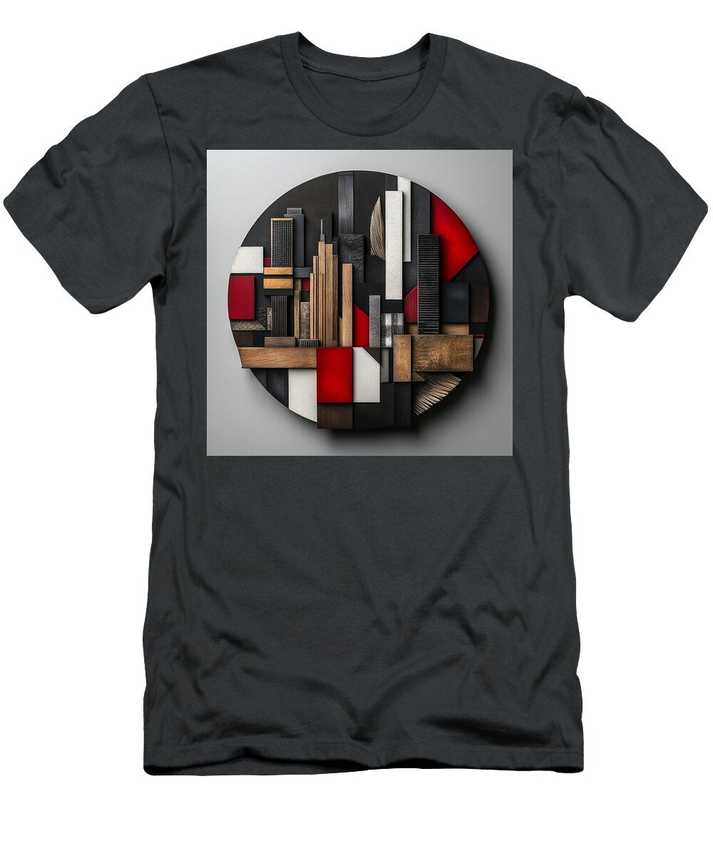 Blackhawks Skyline in Red and Black Max Freeman T-Shirt