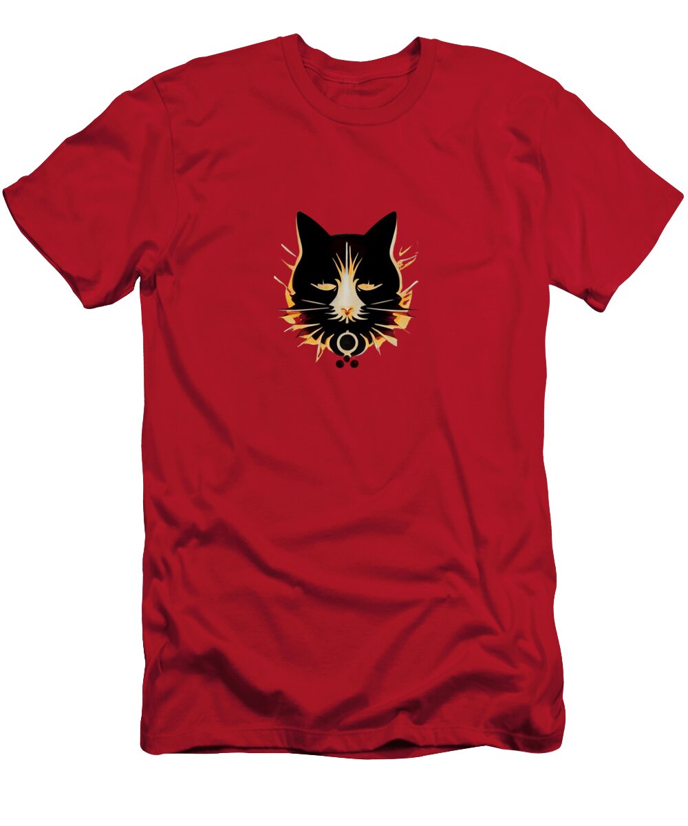 Blacky Cats Design Kailooma X Thedol T-Shirt