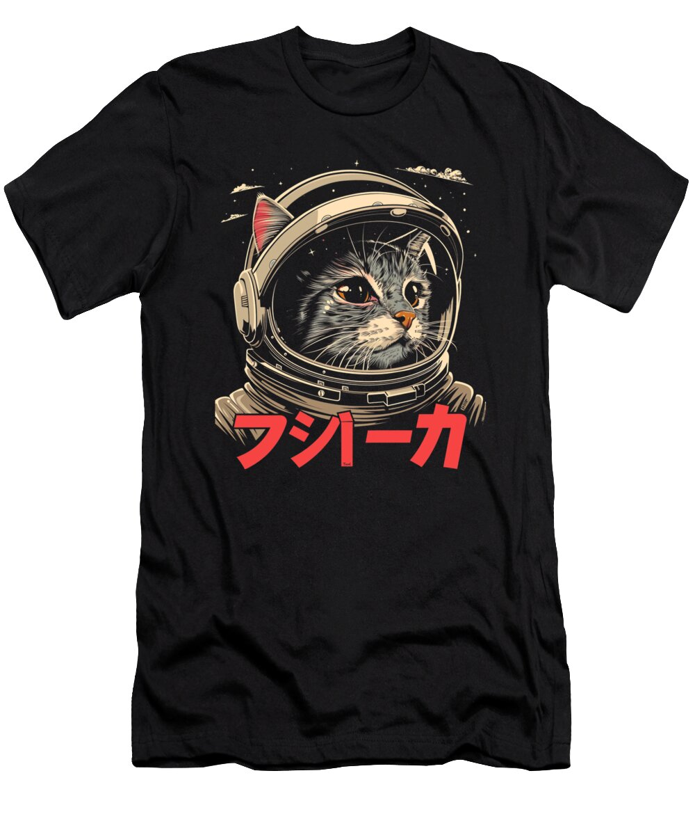 Bleat and Bubble Bliss Goats Cat Boba Danial Landes Art T-Shirt