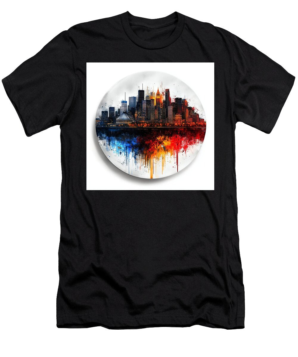 Bleu Blanc Et Rouge Max Freeman T-Shirt