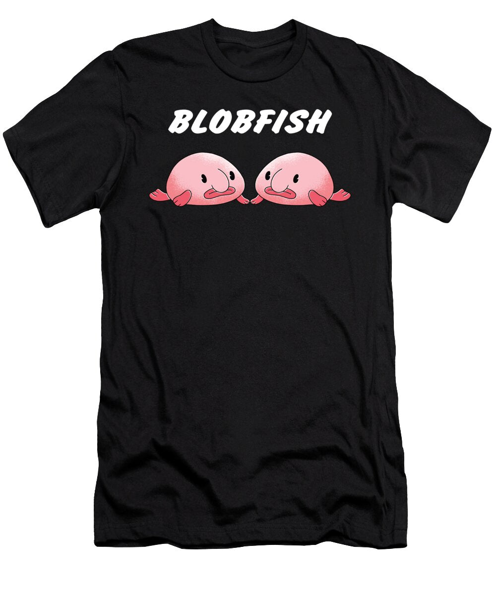 Blob Blobfish Fish Sea Moon T-Shirt