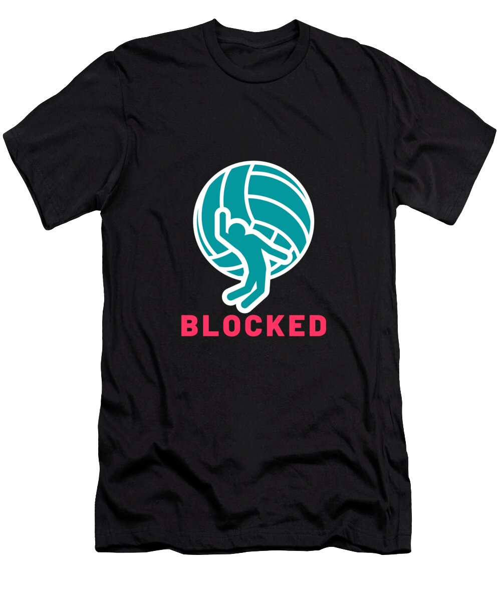 Blocked Basketball Bart Stobienia T-Shirt