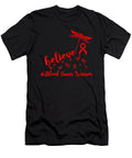 Blood Cancer Warrior Dragonfly Believe Hope Shannon Nelson Art T-Shirt