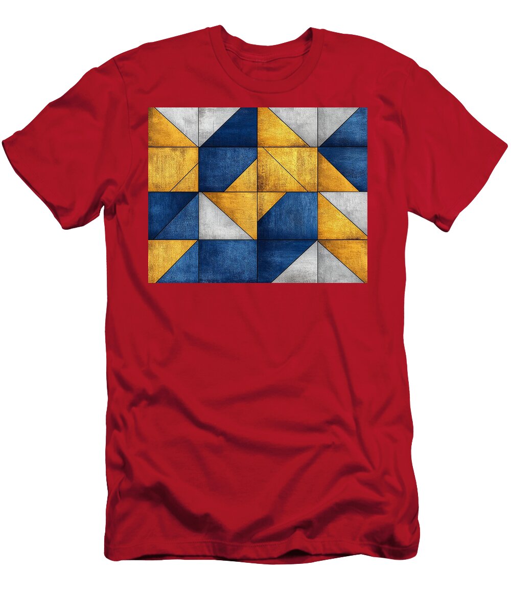 Blue and Gold Flow Max Freeman T-Shirt