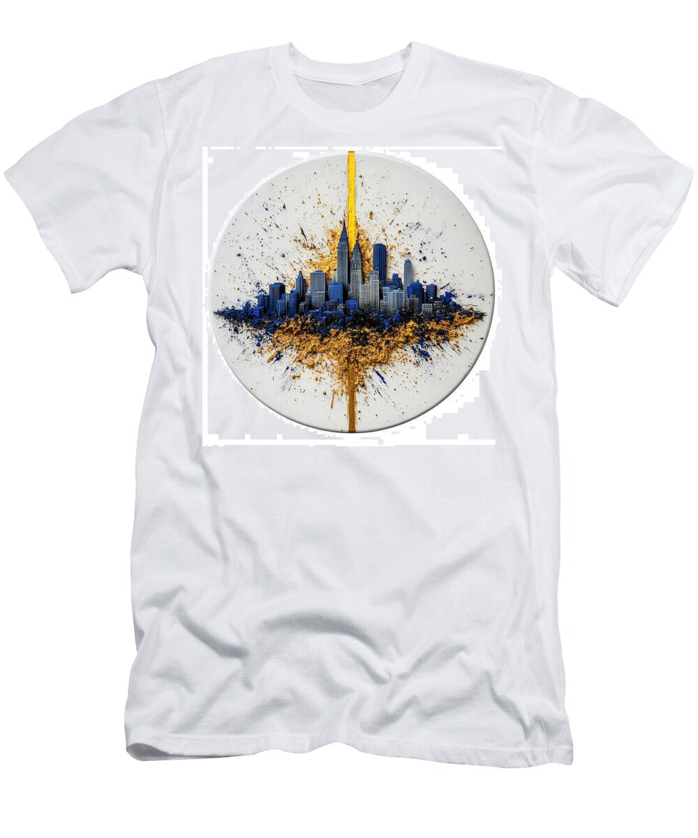 Blue and Gold Light Max Freeman T-Shirt