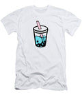Blue Bubble Tea Doodle Vivid Orchid Designs T-Shirt