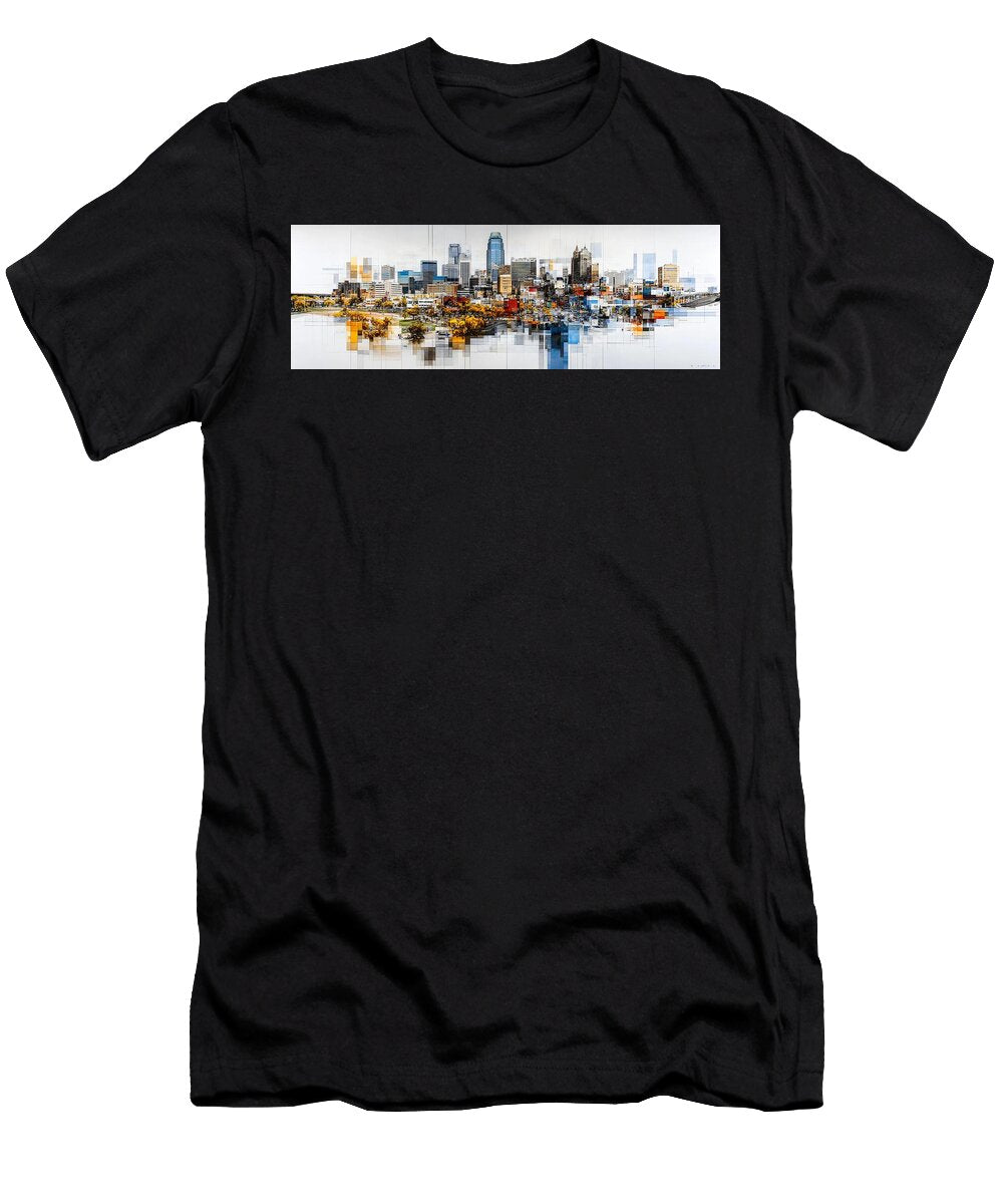 Blue Grid Beat Max Freeman T-Shirt
