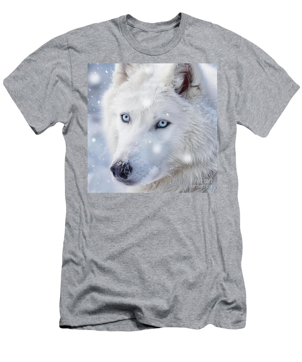 Blue Husky Eyes Elisabeth Lucas T-Shirt