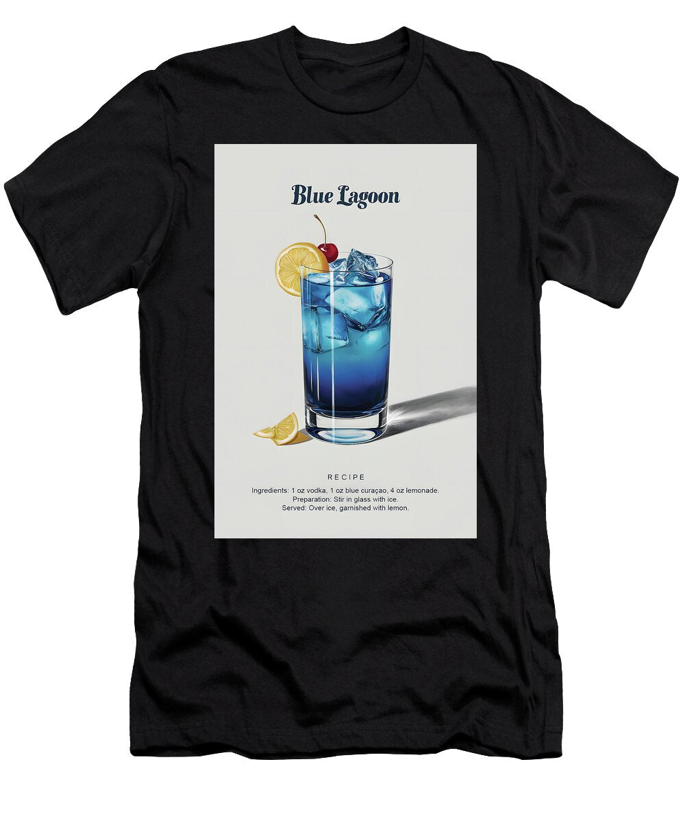 Blue Lagoon Cocktail Dale Kincaid T-Shirt