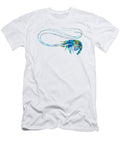 Blue Shrimp Art By Sharon Cummings Sharon Cummings T-Shirt