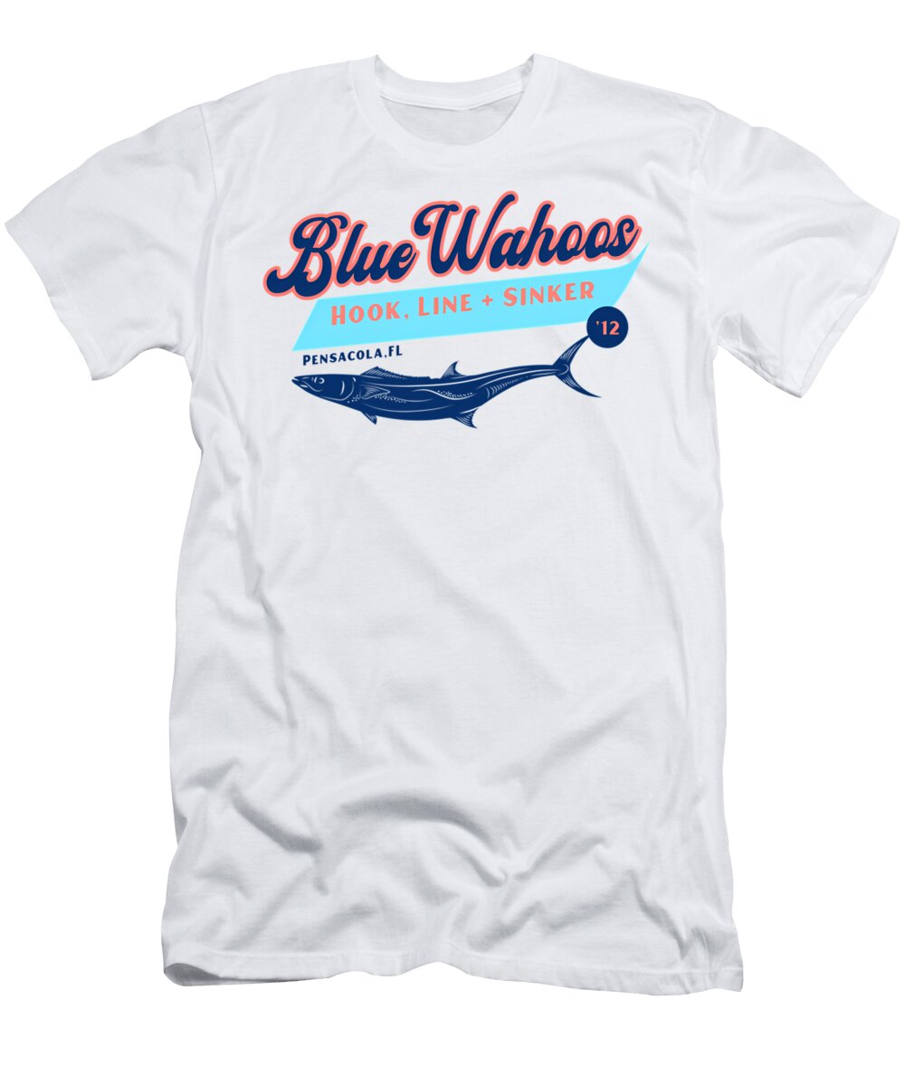 Blue Wahoos Baseball Pensacola Florida Quang Vu T-Shirt