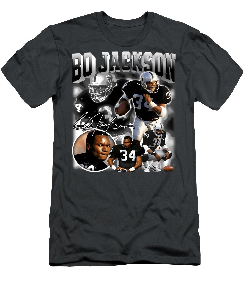 Bo Jackson Bo Knows Signature Quang Vu T-Shirt