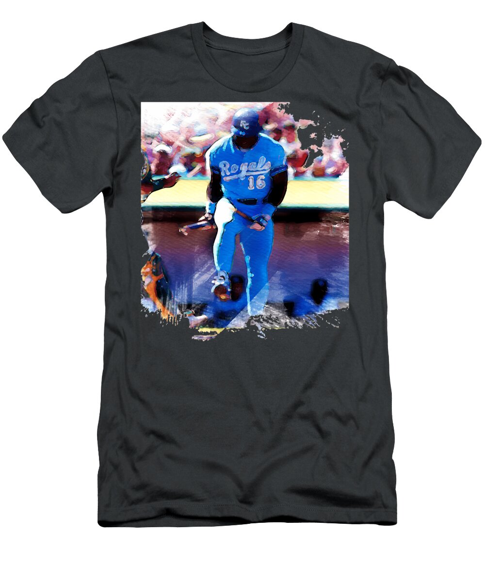 Bo Knows Play Baseball Watercolor Quang Vu T-Shirt