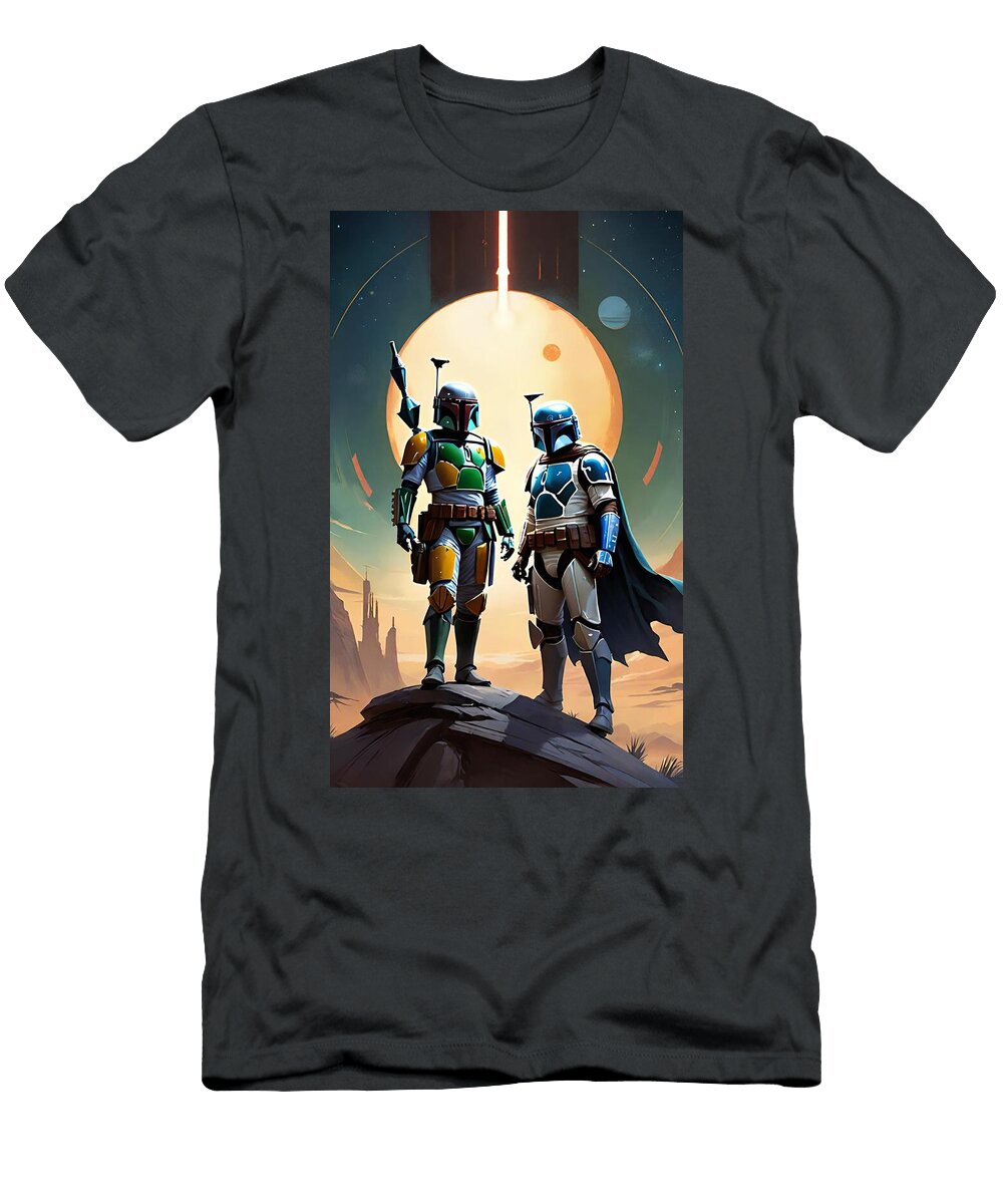 Boba and Jango Fett John Palliser T-Shirt