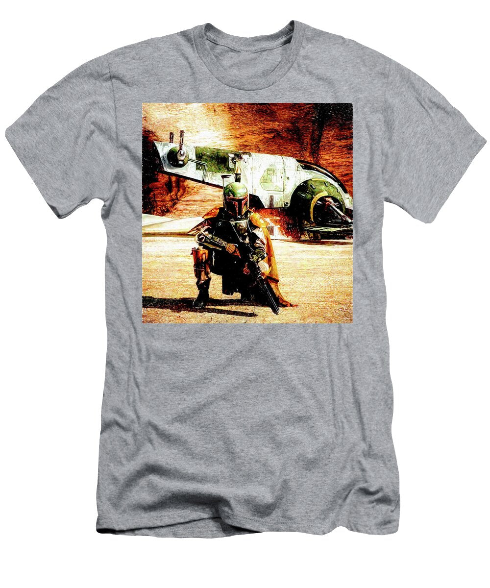 Boba Fett 75 Painting John Straton T-Shirt