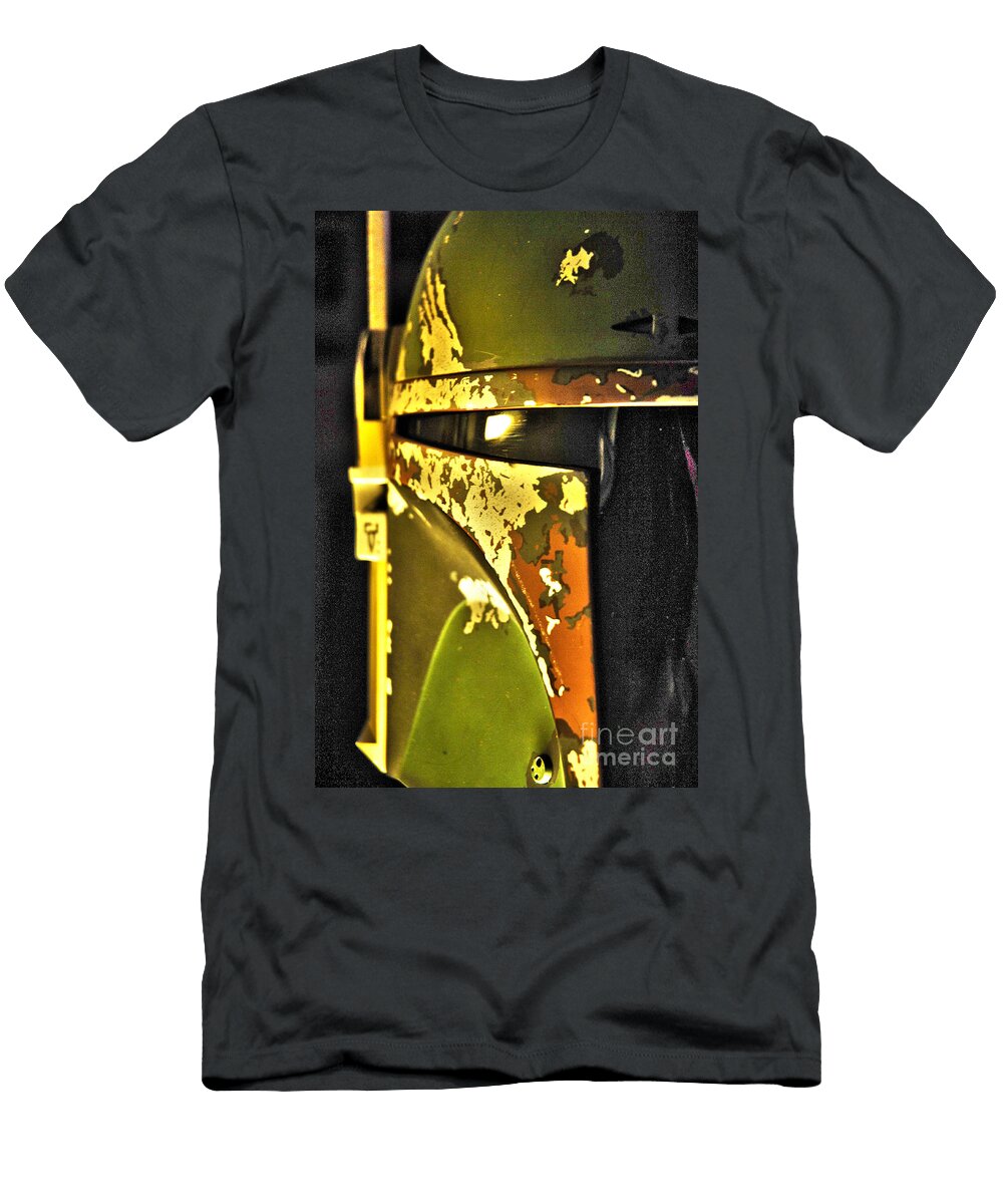 Boba Fett Helmet 140 Micah May T-Shirt